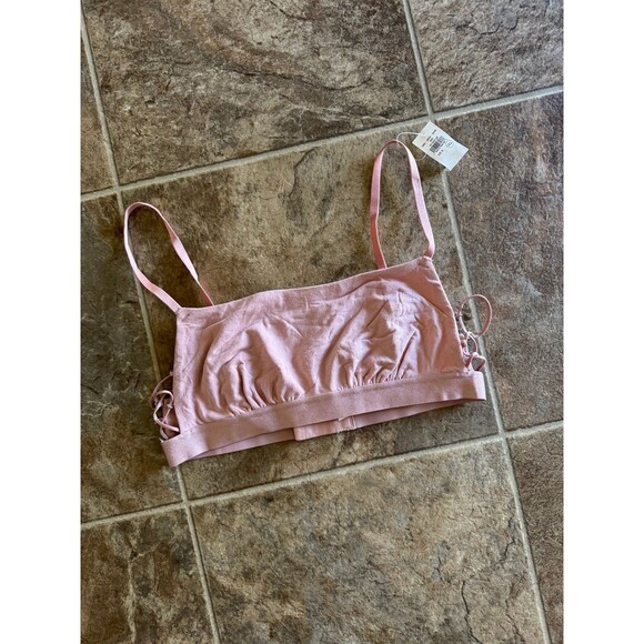 Aerie Real Good Strappy Side Lace Up Bralette Pink
Size Small - Picture 2 of 6